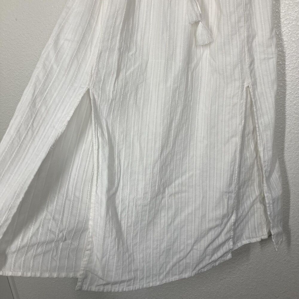 bandeau dress Beach M&S Collection Sun Dress 12 White Halter Bodice Tassel - Picture 7 of 12